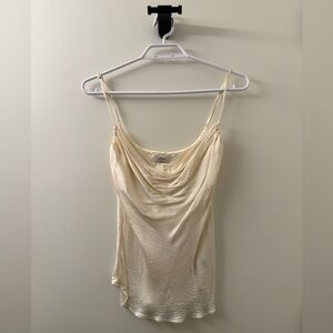Wilfred Cowl Neck Satin Tank Size S